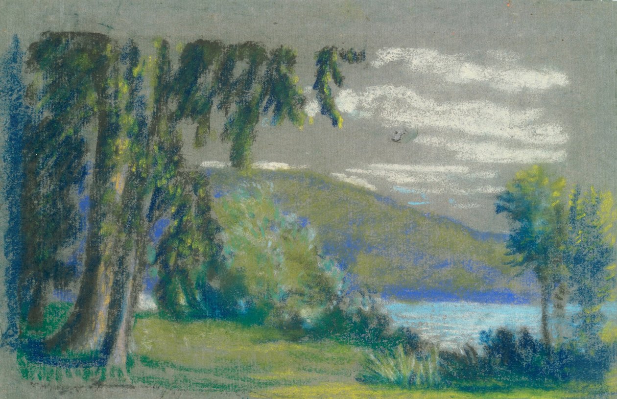 maisema A.B. Daviesin kirja, painos -3, 50 tekijältä Arthur Bowen Davies