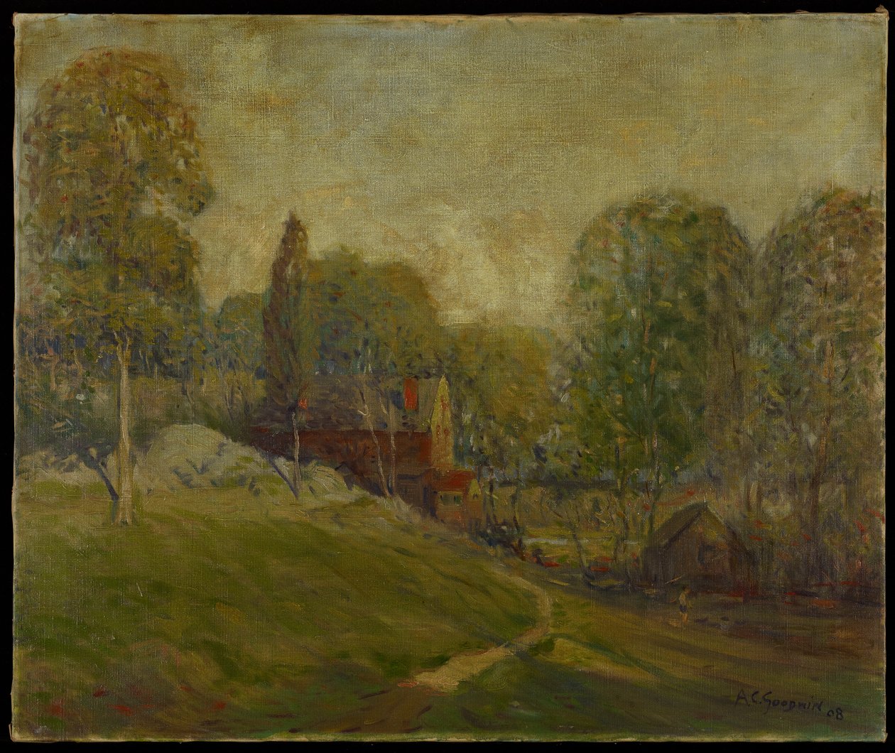 Maisema, 1908 tekijältä Arthur Clifton Goodwin