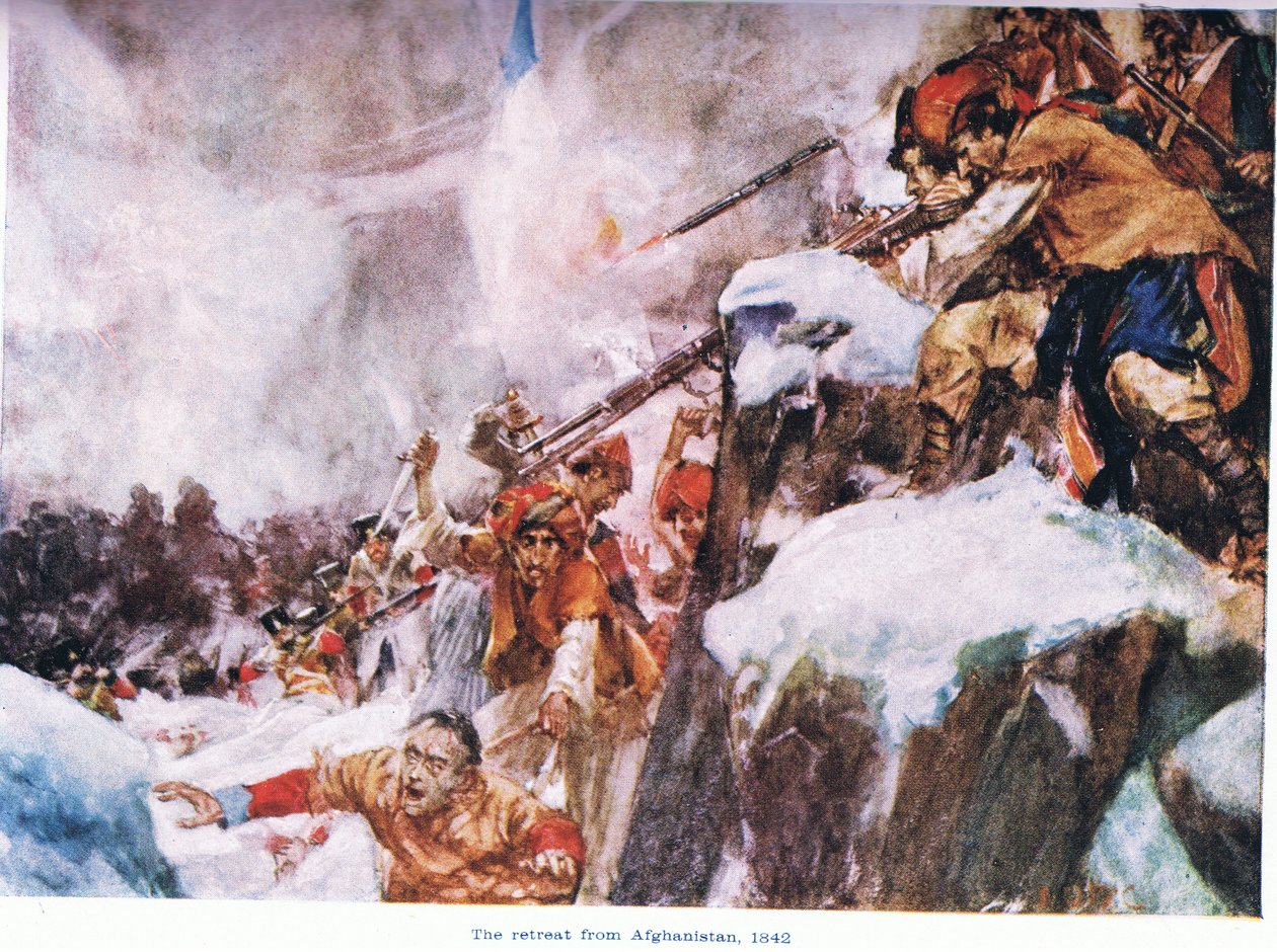 Vetäytyminen Afganistanista 1842 jKr. tekijältä Arthur David McCormick