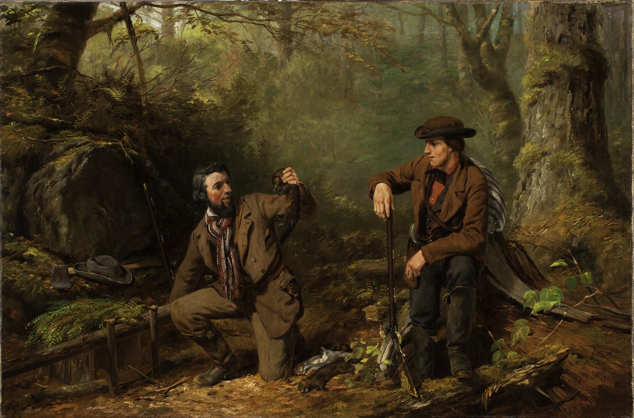Mink Trapping Prime, 1862 tekijältä Arthur Fitzwilliam Tait