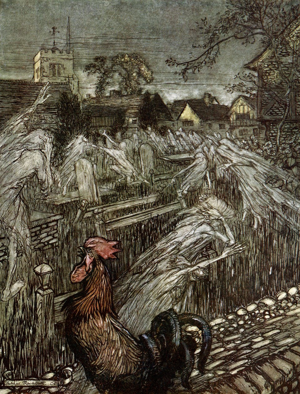 Juhannusyön unelma tekijältä Arthur Rackham