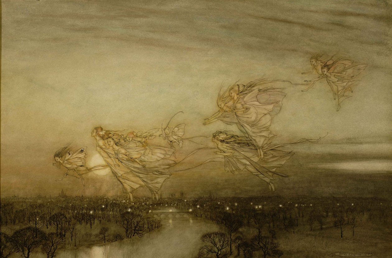 Twilight Dreams, 1913 tekijältä Arthur Rackham