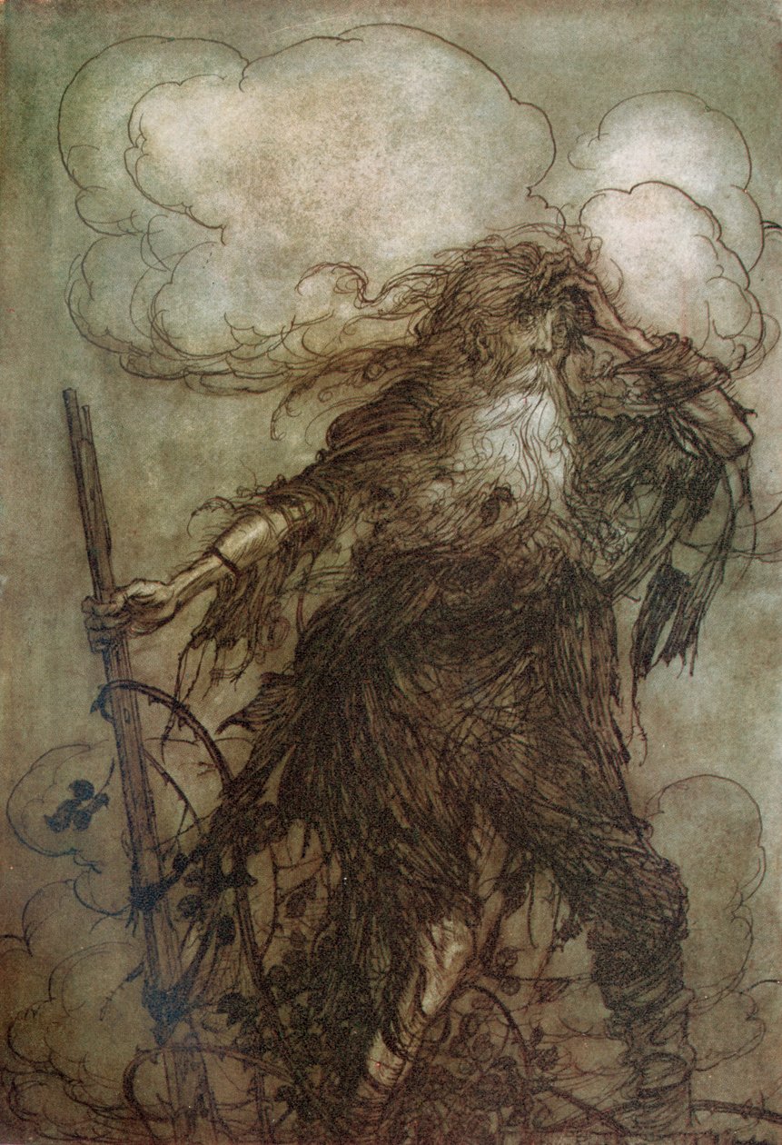Washington Irvingin lyhyt tekijältä Arthur Rackham