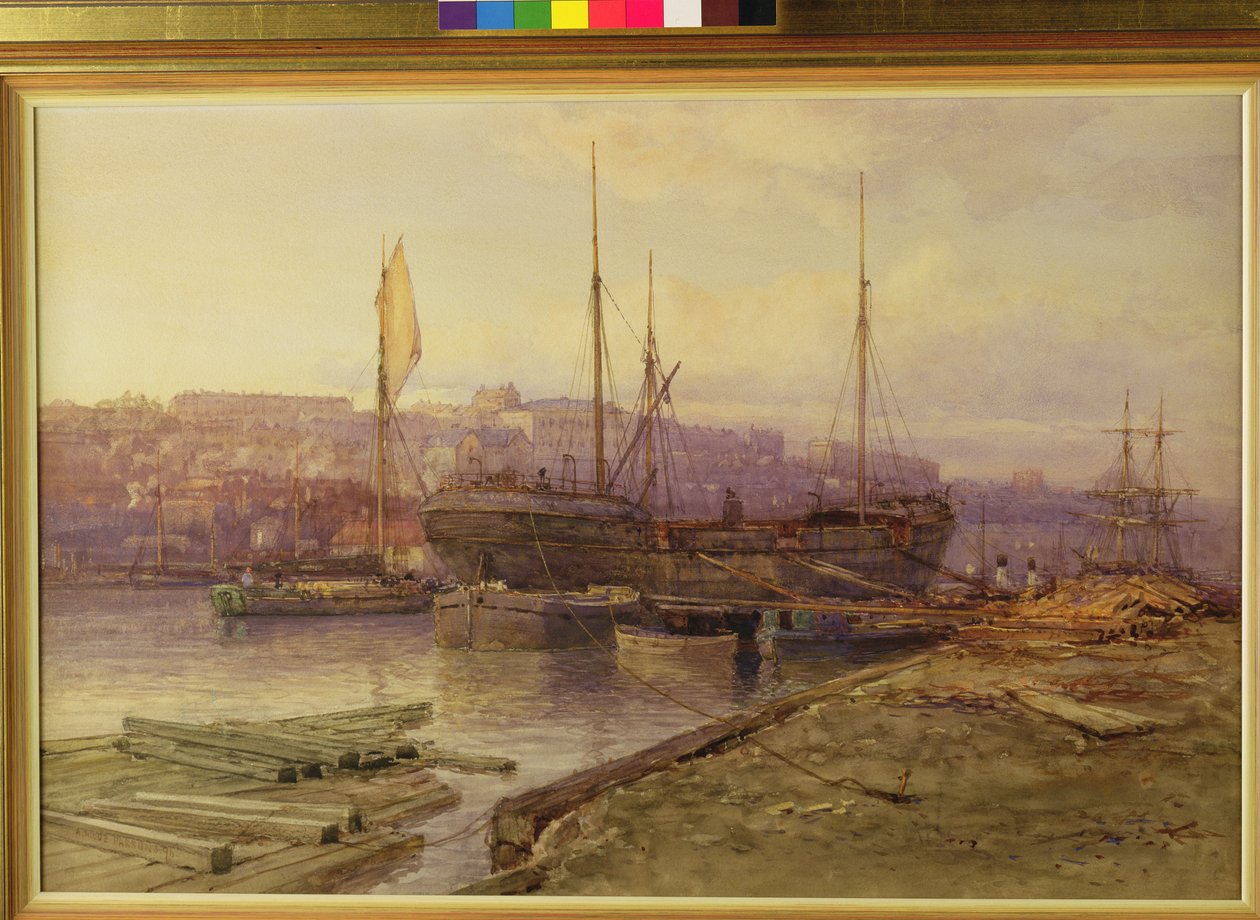 Bristol Docks, 1896 tekijältä Arthur Wilde Parsons
