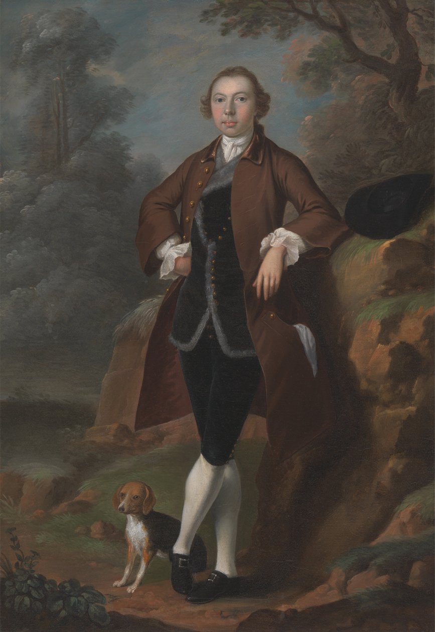 William Farington, Shawe Hall, Lancashire, William Farington of Shawe Hall, Lancashire tekijältä Arthur Devis