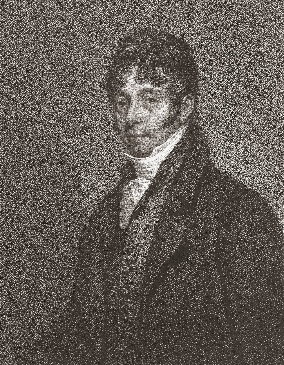 John Cunningham Saunders. Muotokuva. (Tulosta) tekijältä Arthur (after) Devis