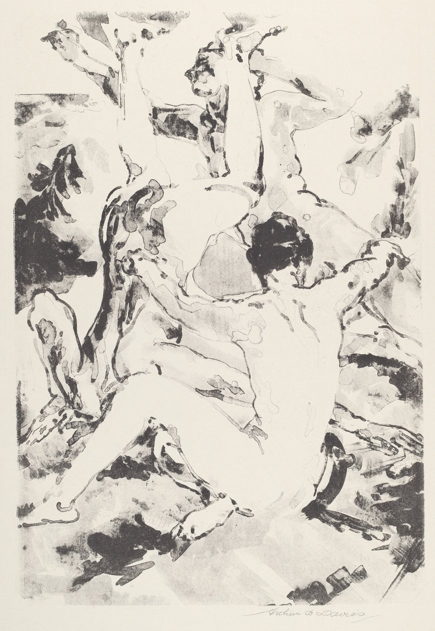 Kolme akrobaattia tekijältä Arthur B. Davies