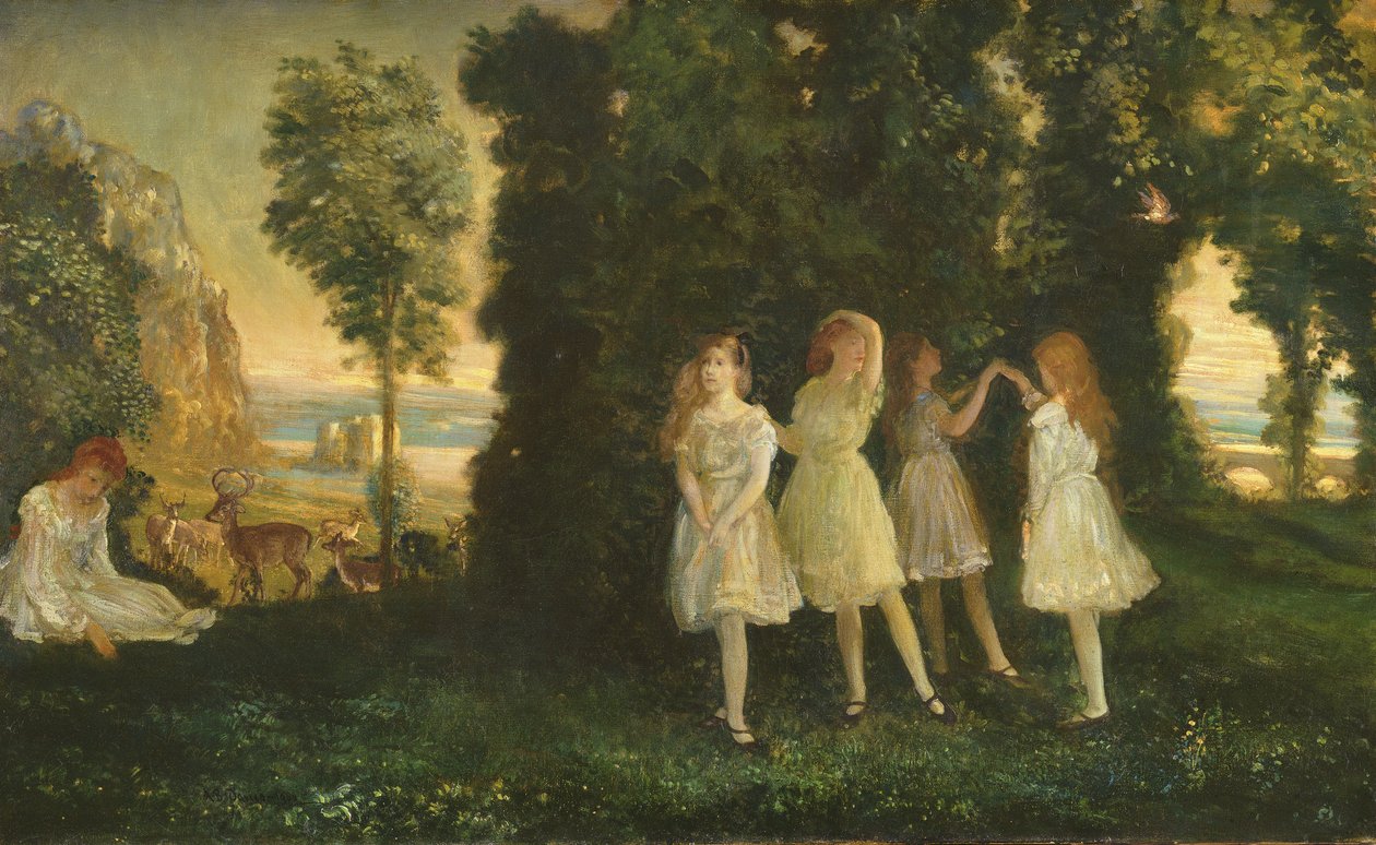 Tanssivat lapset, 1902 tekijältä Arthur Bowen Davies