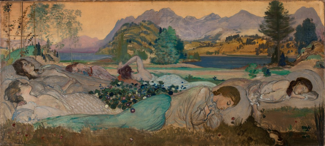Uni on täydellinen niissä, 1908 tekijältä Arthur Bowen Davies