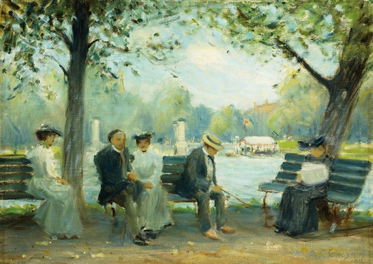 Bostonin yleisessä puutarhassa tekijältä Arthur Clifton Goodwin