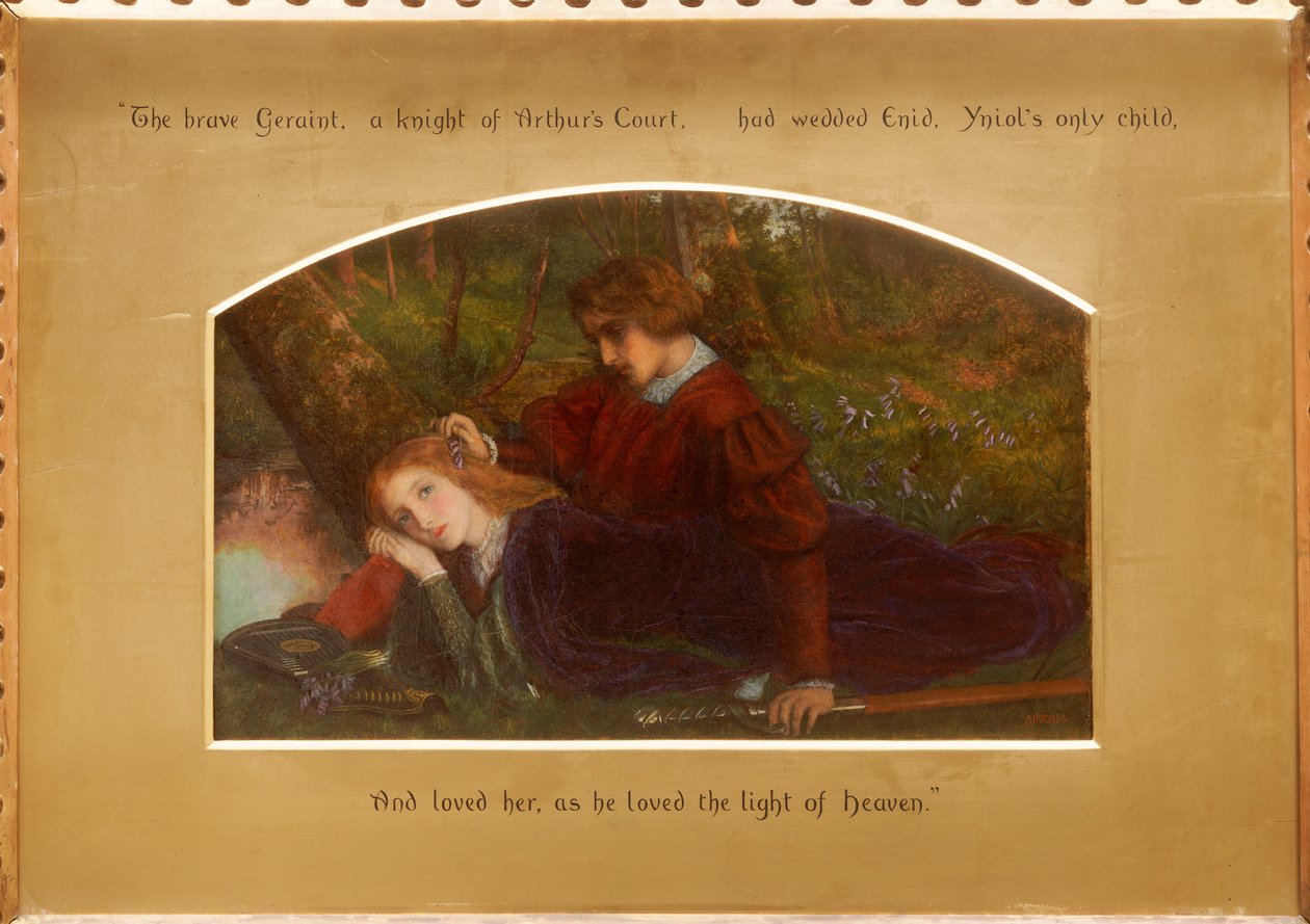 Enid ja Geraint tekijältä Arthur Hughes