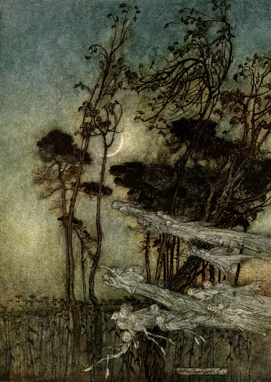 Juhannusyön unelma tekijältä Arthur Rackham