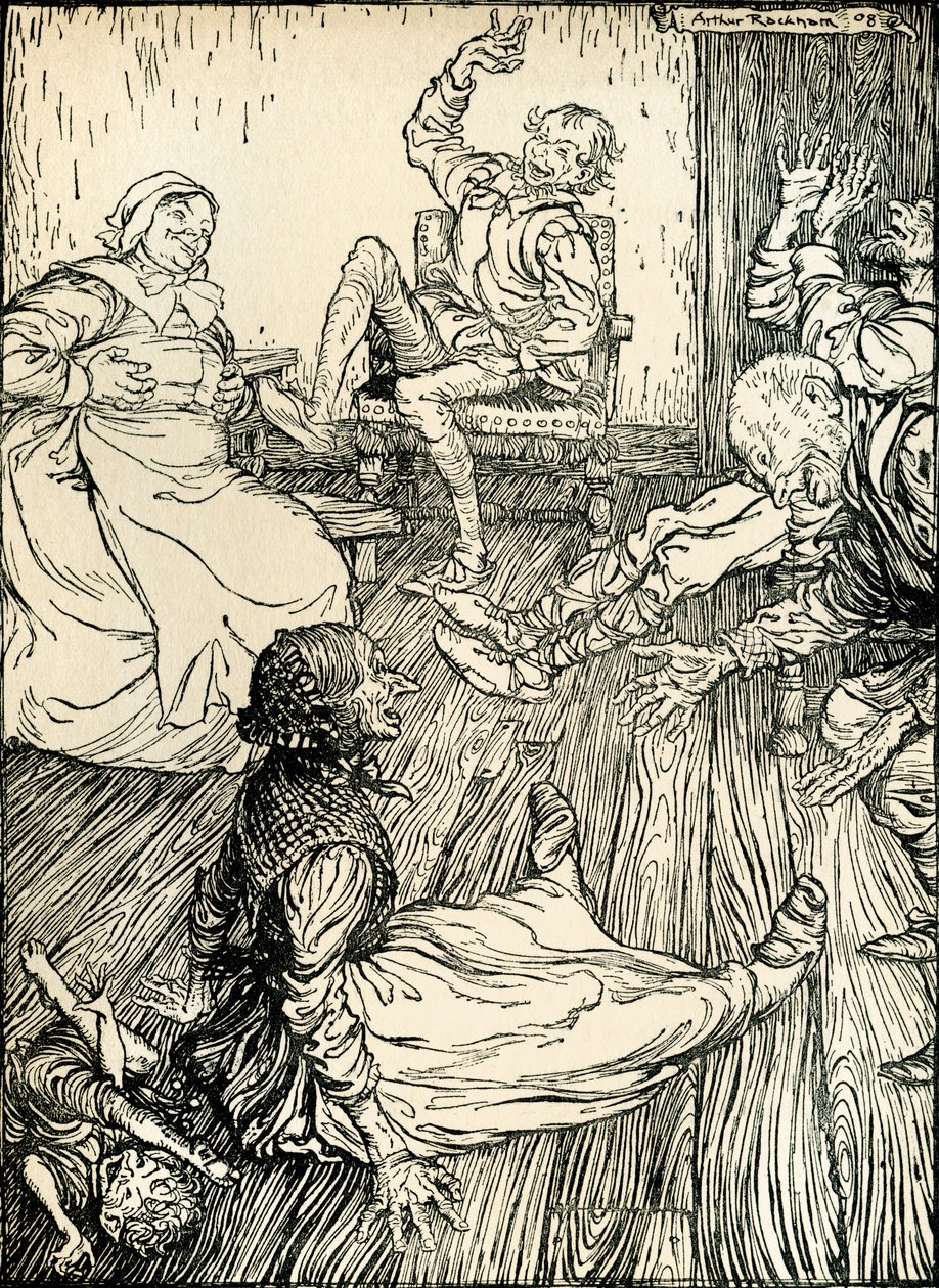 Juhannusyön unelma tekijältä Arthur Rackham