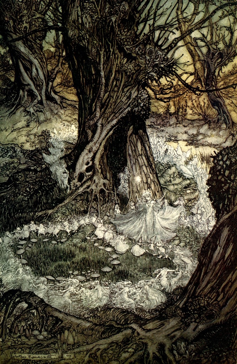 Juhannusyön unelma tekijältä Arthur Rackham