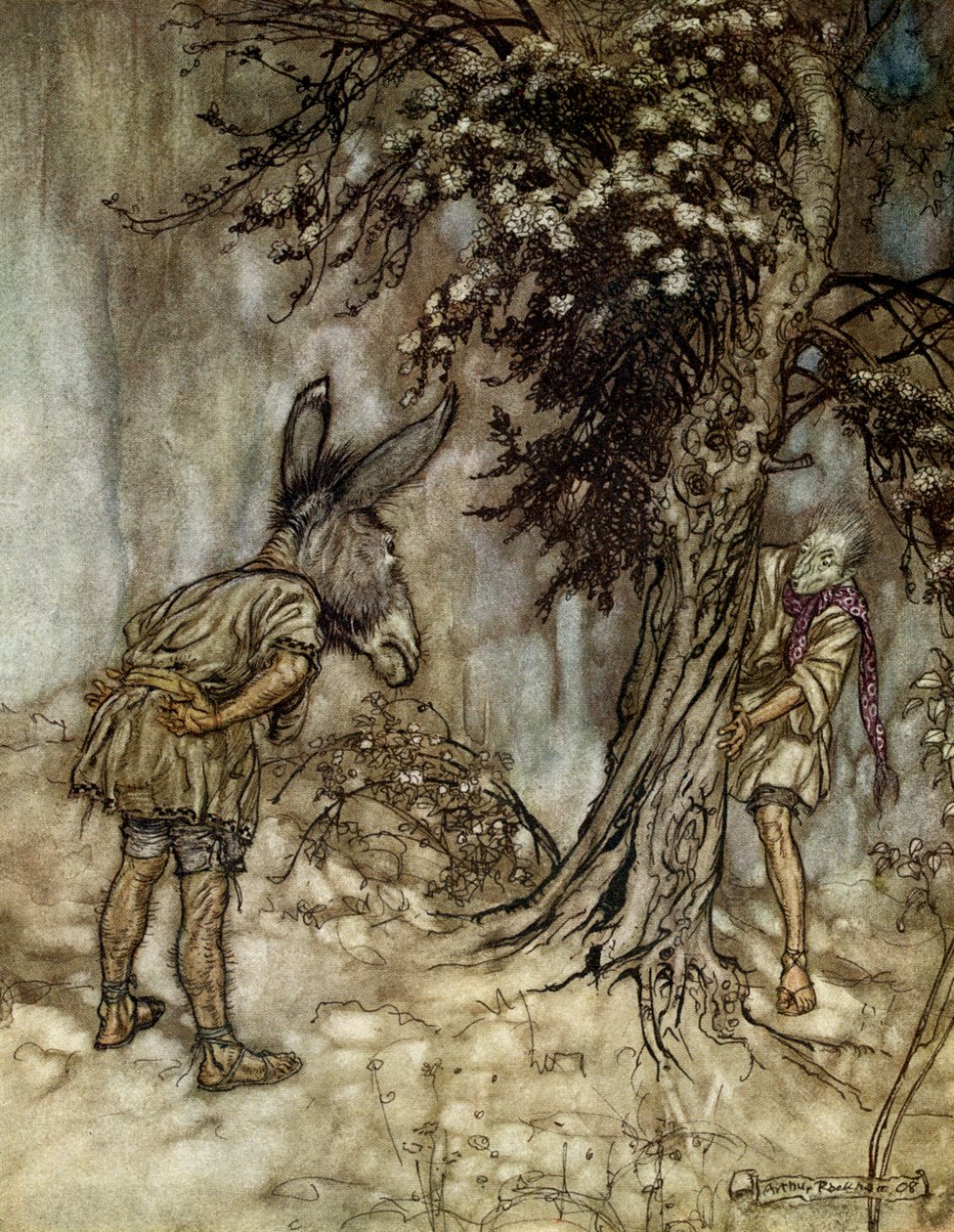 Juhannusyön unelma tekijältä Arthur Rackham