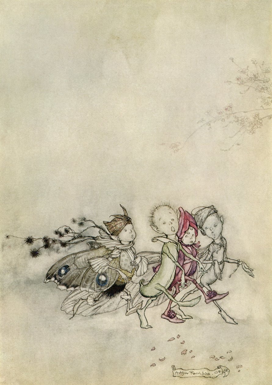 Juhannusyön unelma tekijältä Arthur Rackham