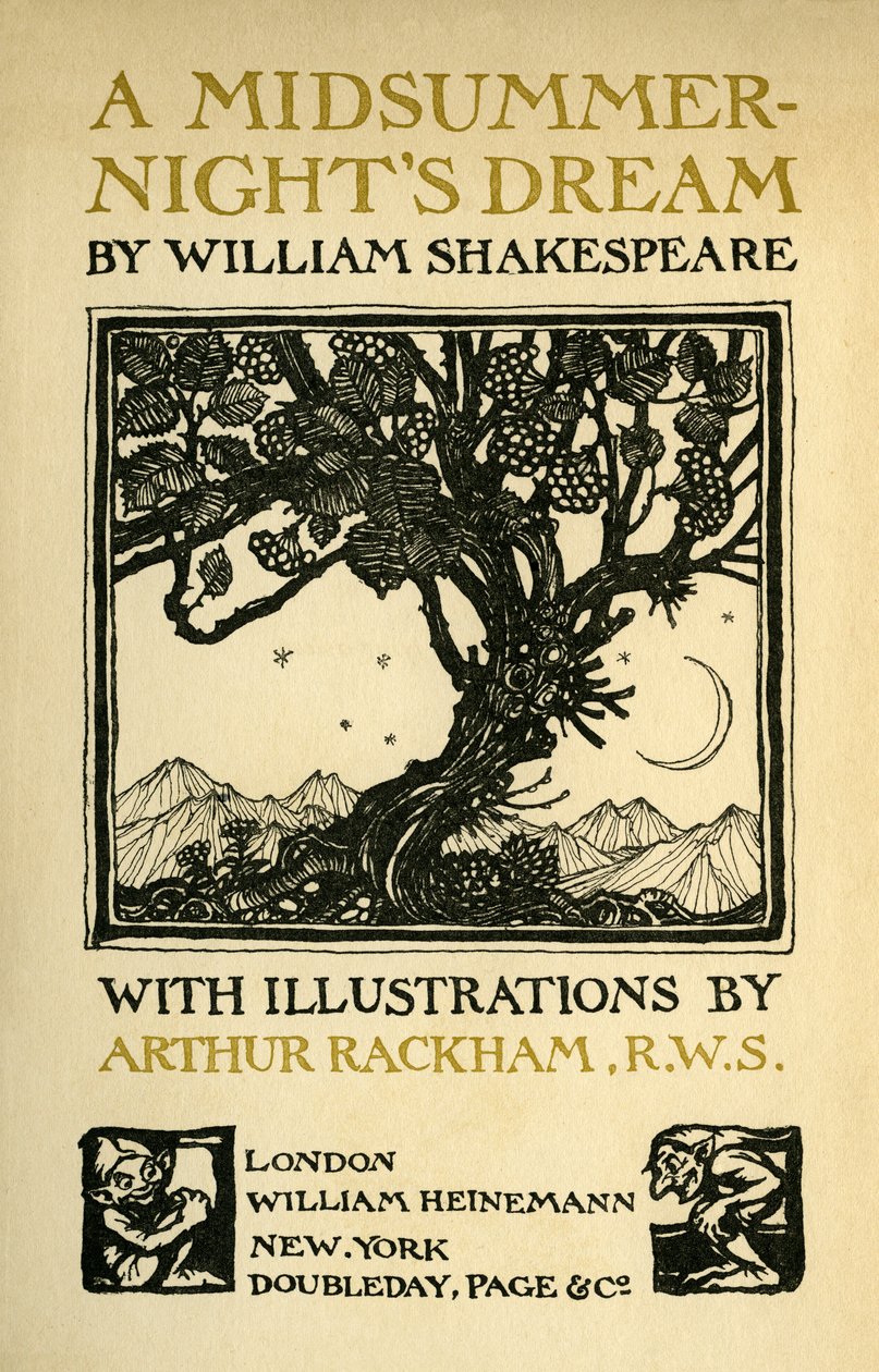 Juhannusyön unelma tekijältä Arthur Rackham
