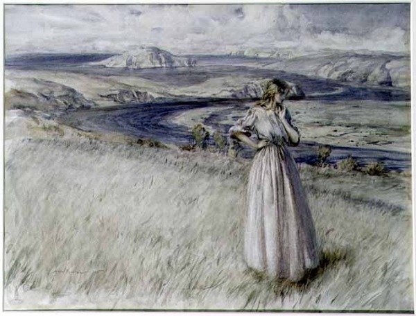 Bigbury Bay, Devon tekijältä Arthur Rackham
