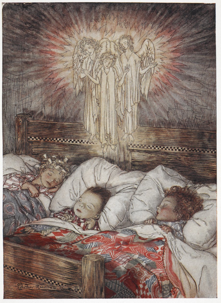 Lapset nukkuvat ja näkevät unta tekijältä Arthur Rackham