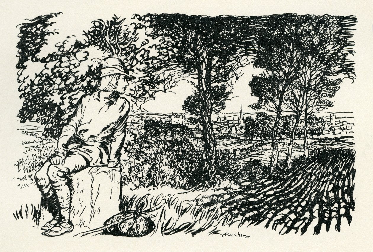 Dick Whittington tekijältä Arthur Rackham