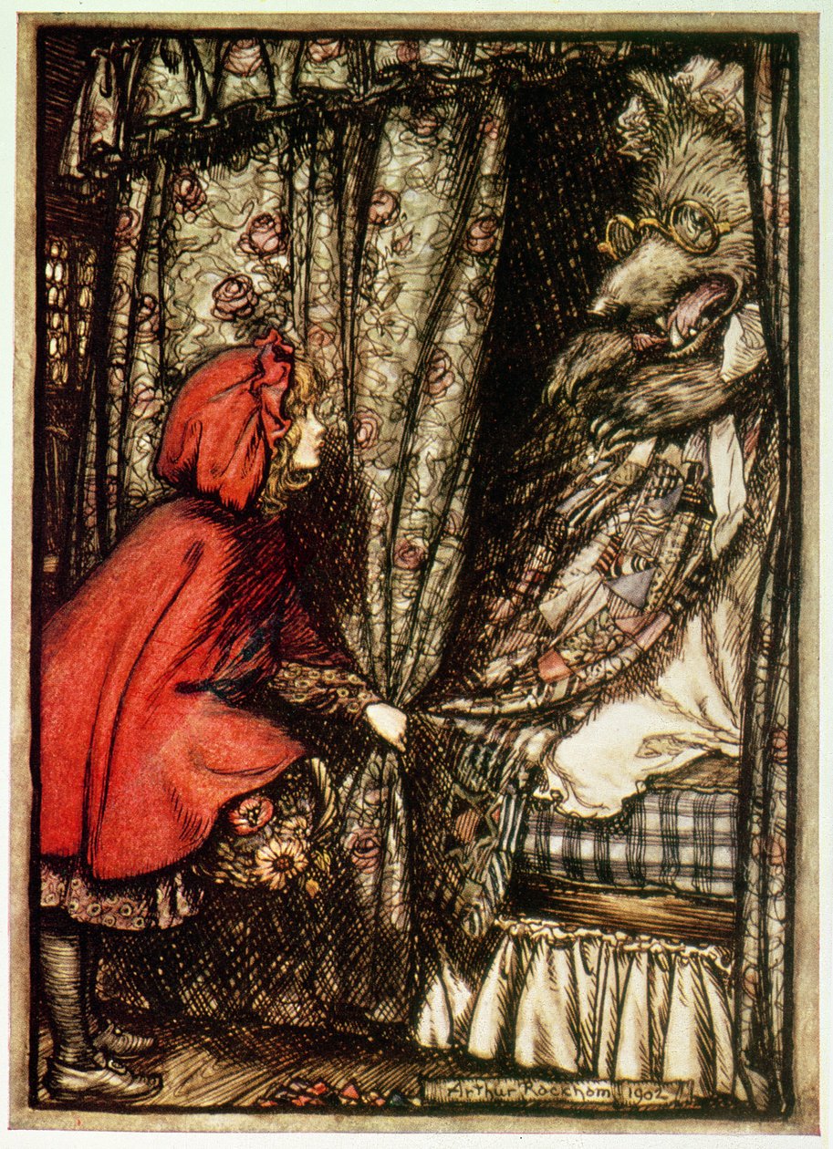 Punahilkka tekijältä Arthur Rackham