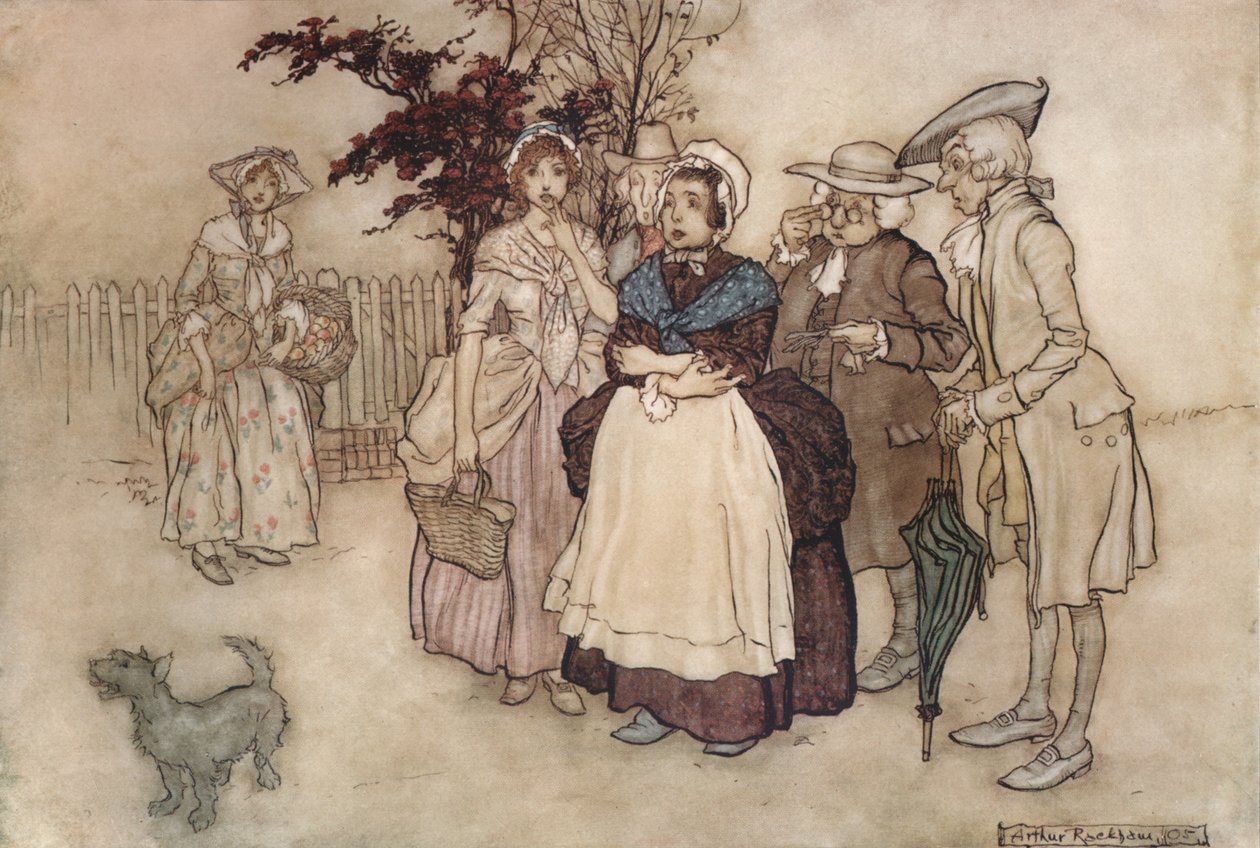 Rip Van Winkle, 1907 tekijältä Arthur Rackham