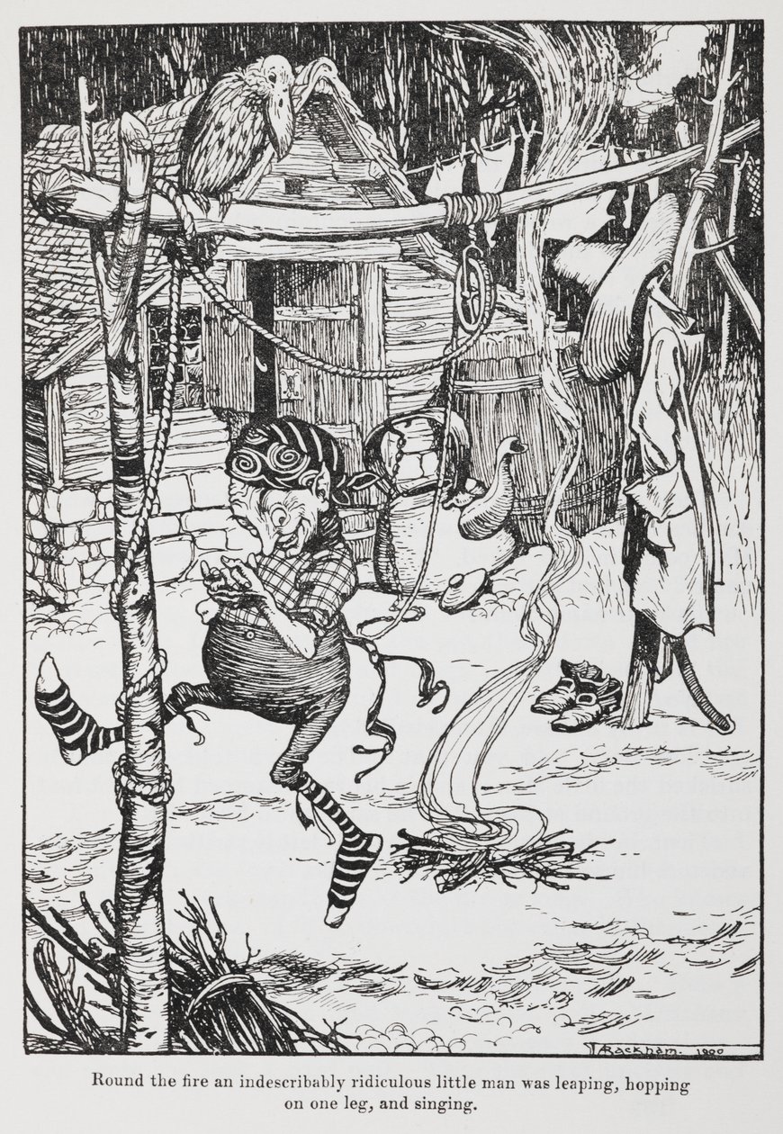 Rumpelstiltskin tekijältä Arthur Rackham