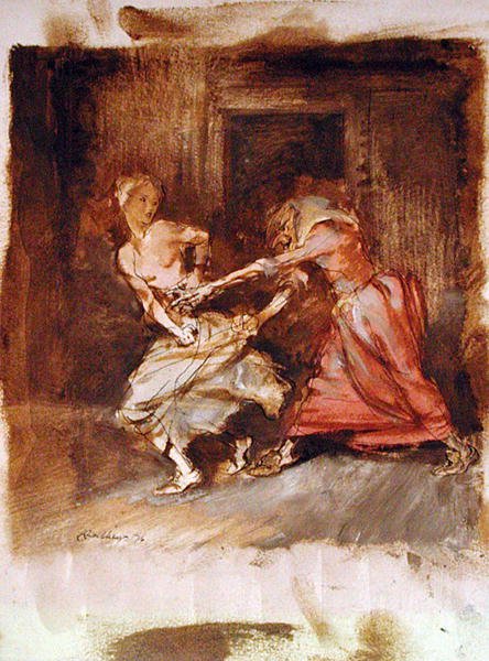 Opiskelu noidalle ja neitolle tekijältä Arthur Rackham