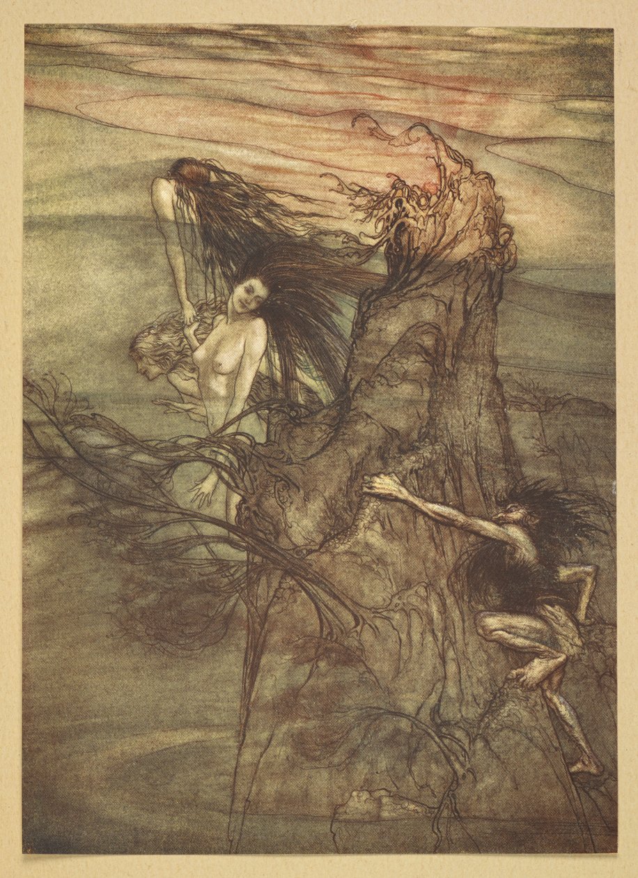 Rein-neito. tekijältä Arthur Rackham