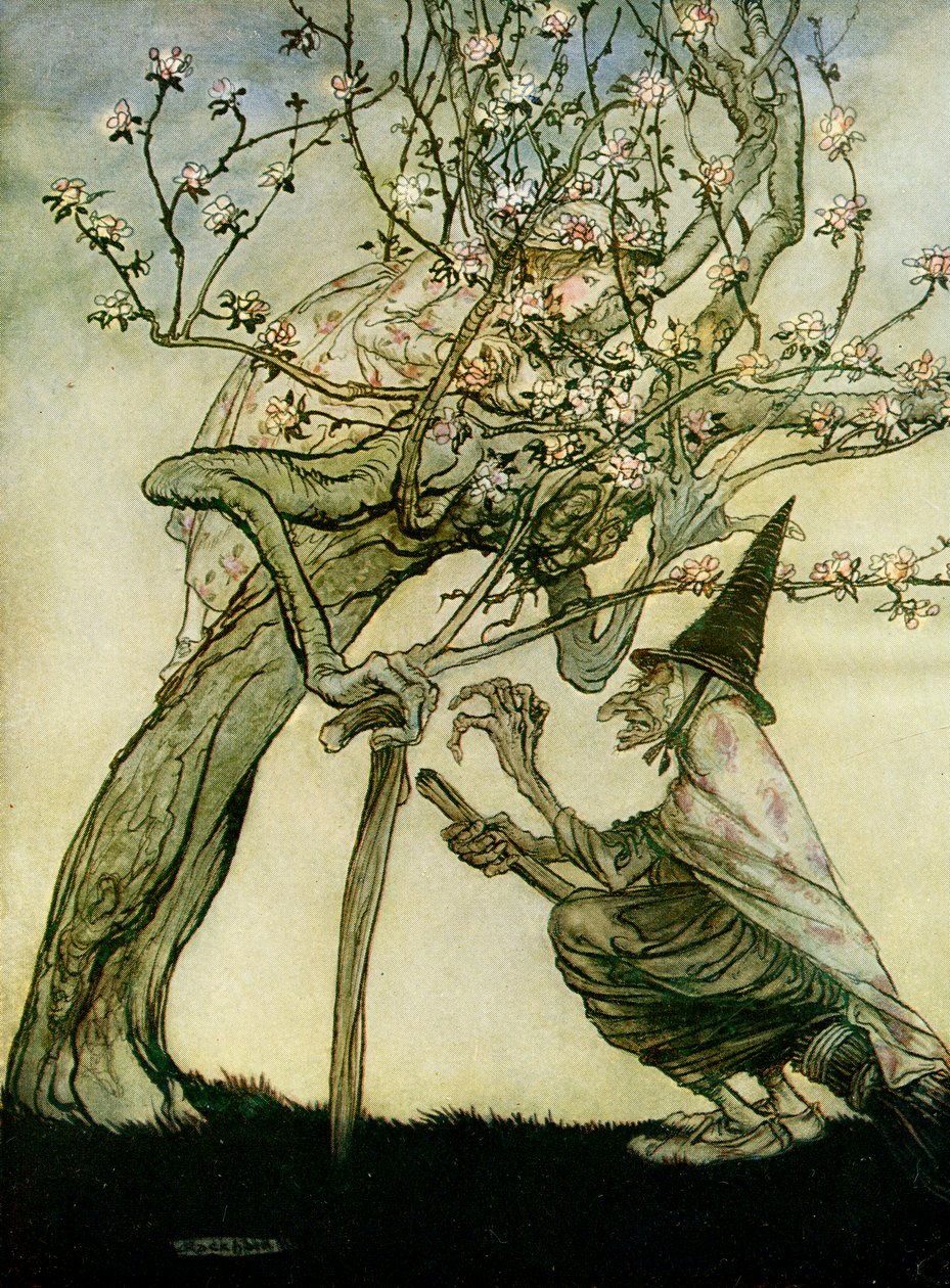 Kaksi sisarta tekijältä Arthur Rackham