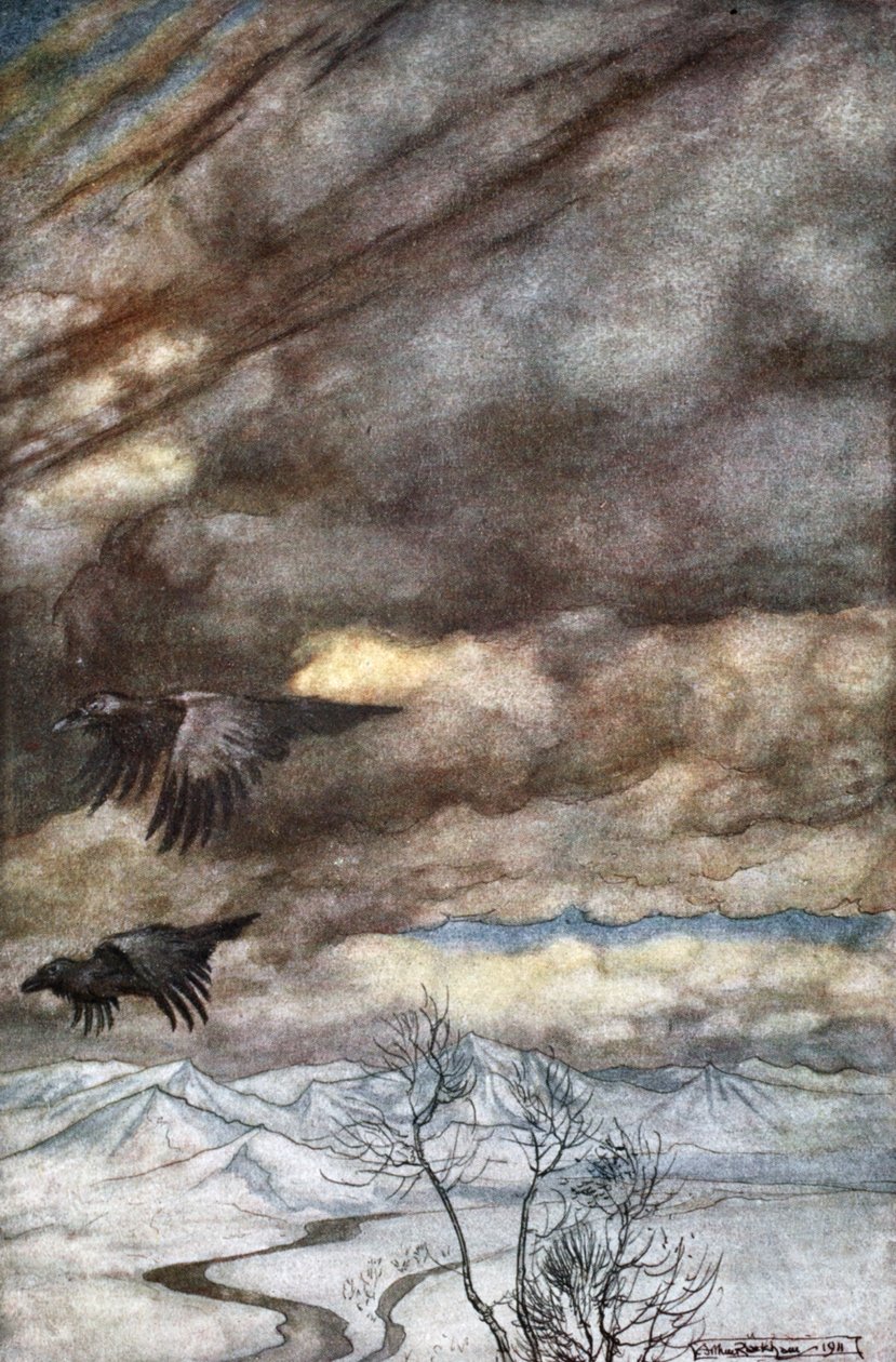 "Wotanin korpit", 1924. tekijältä Arthur Rackham