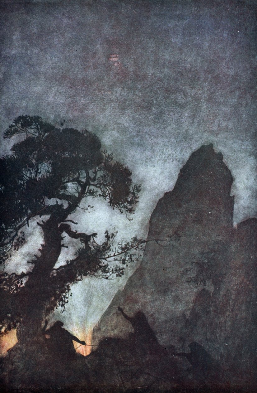 "Kolme nornia", 1924. tekijältä Arthur Rackham