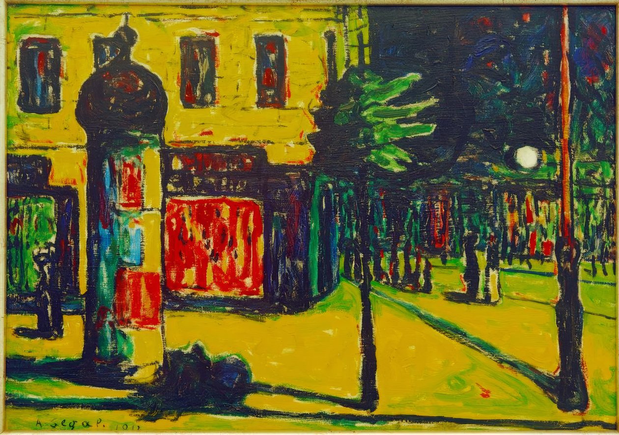 Straßenansicht Berliinissä tekijältä Arthur Segal