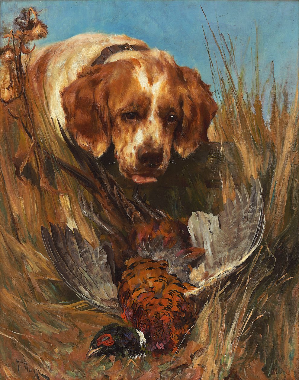 Haettu (öljy kankaalle) tekijältä Arthur Wardle