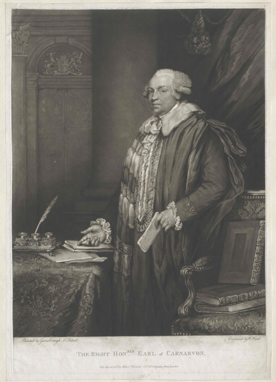 1. Carnavonin jaarli Herbert tekijältä Artist Unknown