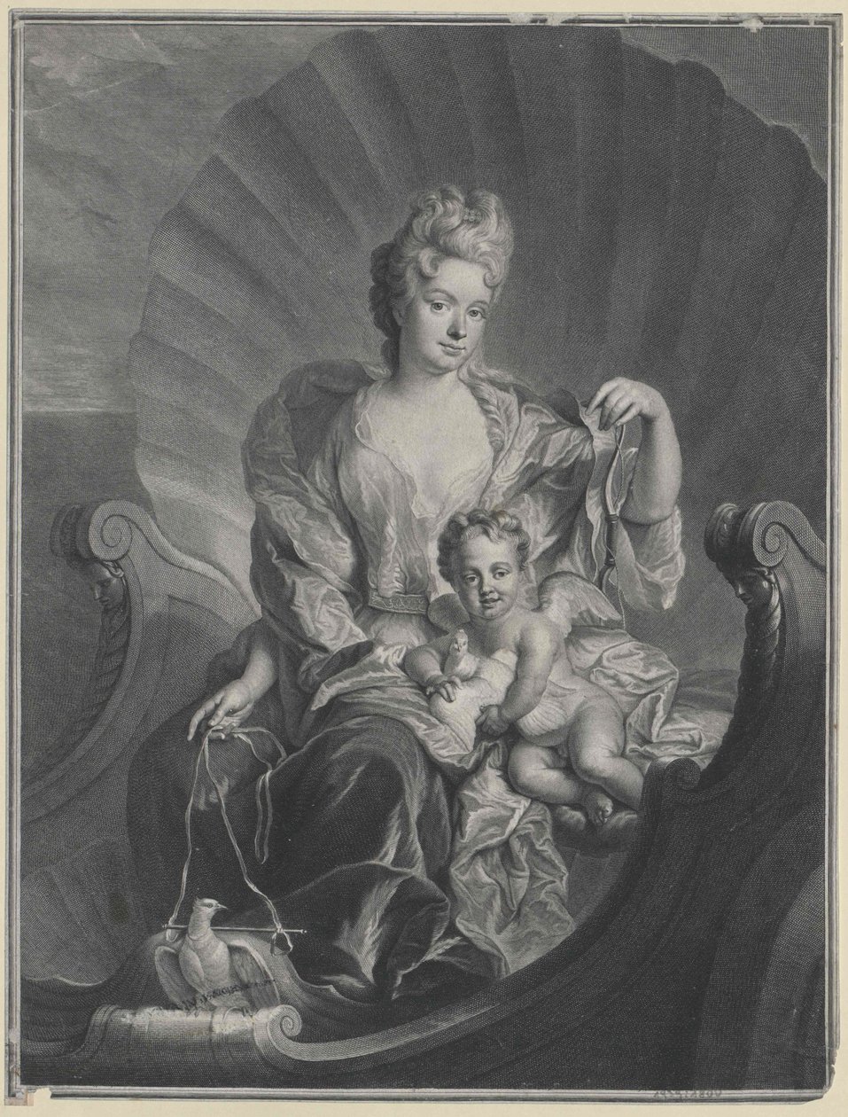 Anna Constance kreivitär Cosel tekijältä Artist Unknown