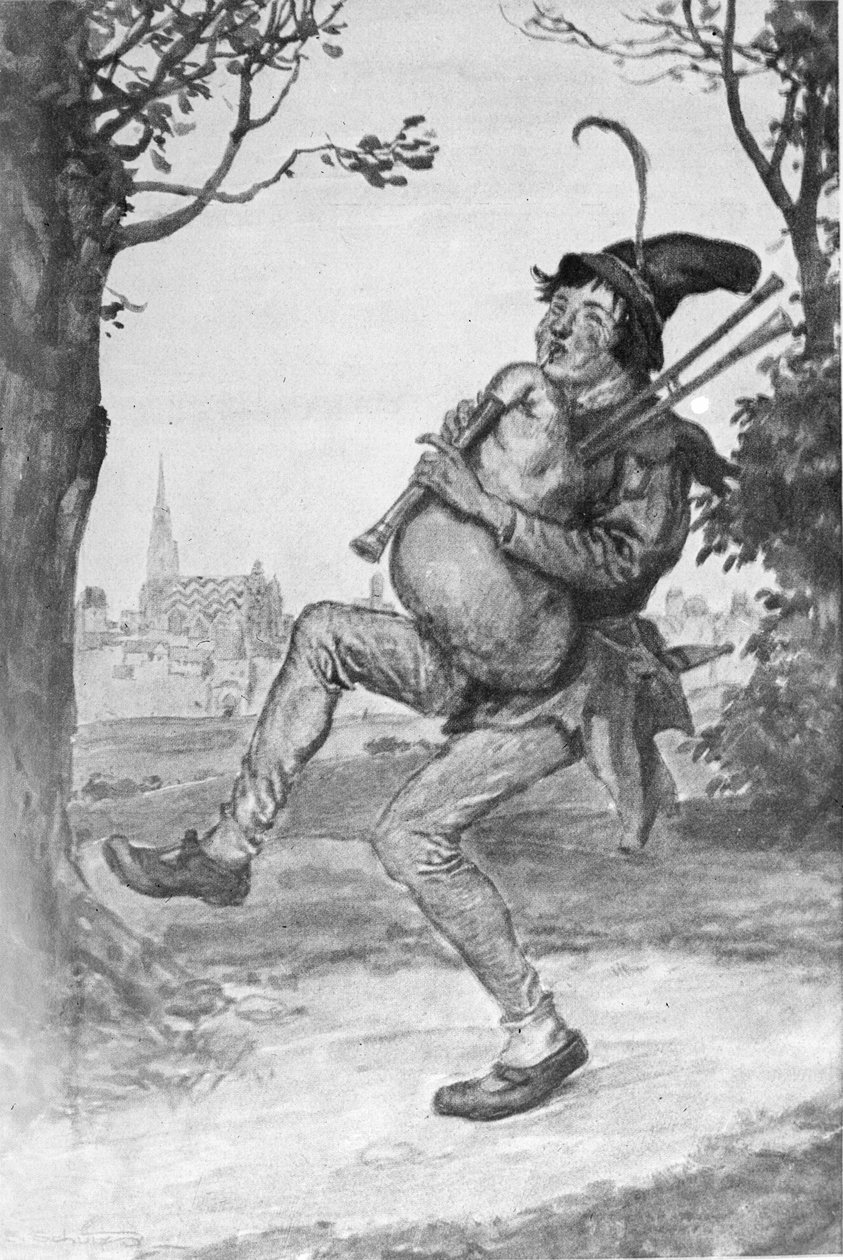 Säkkipillit puhaltavat Rakkaus Augustinus tekijältä Artist Unknown