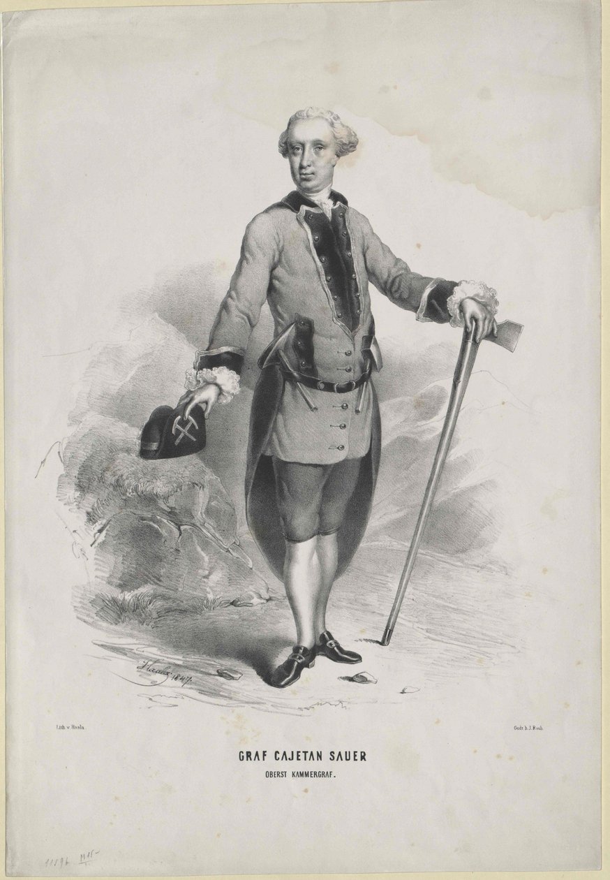 Cajetan count Sauer tekijältä Artist Unknown