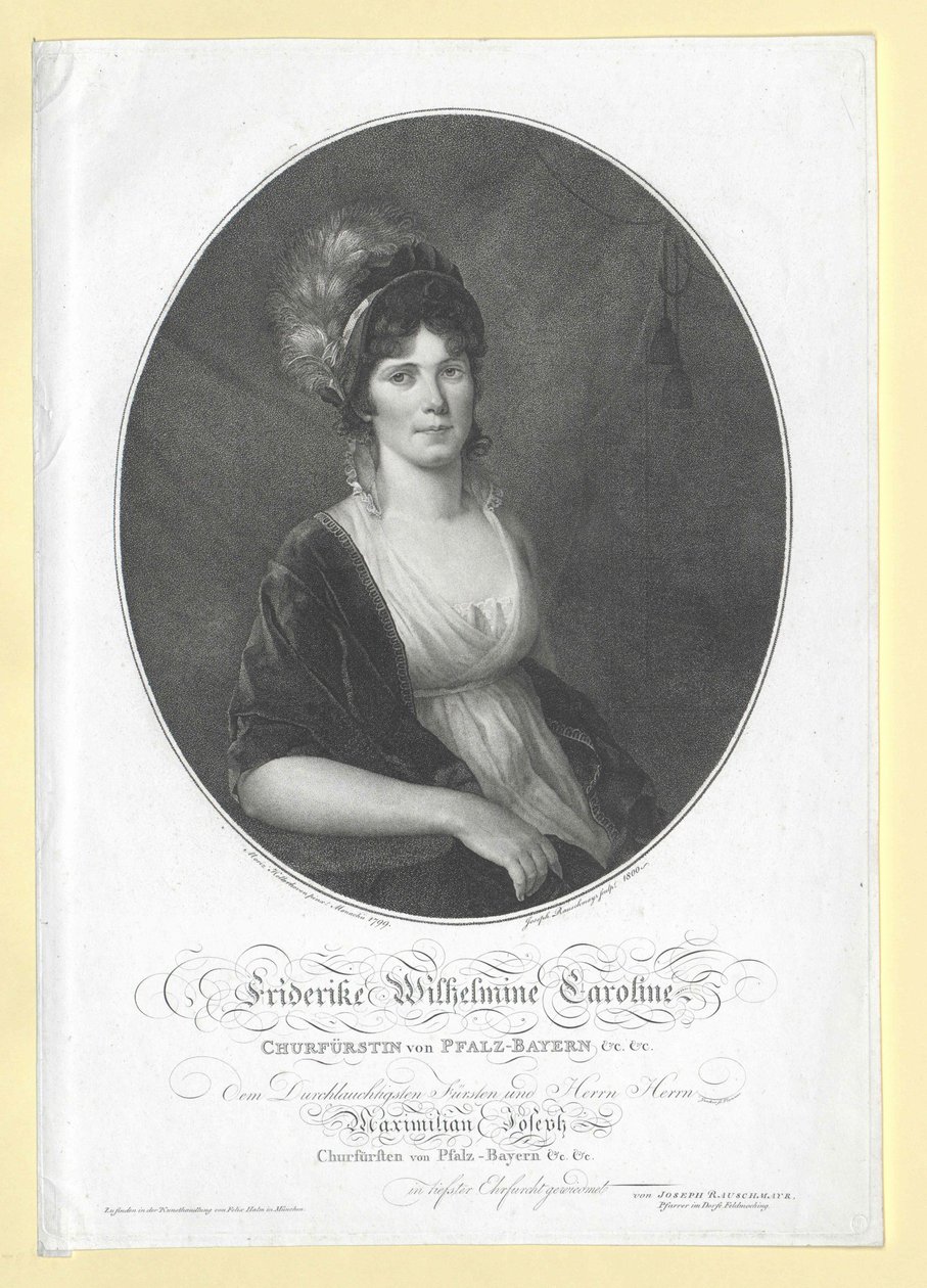 Caroline von Baden tekijältä Artist Unknown