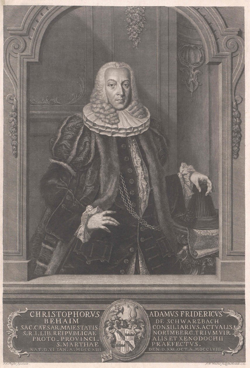 Christoph Adam Frederick Behaim Behaim von Schwarzbach tekijältä Artist Unknown