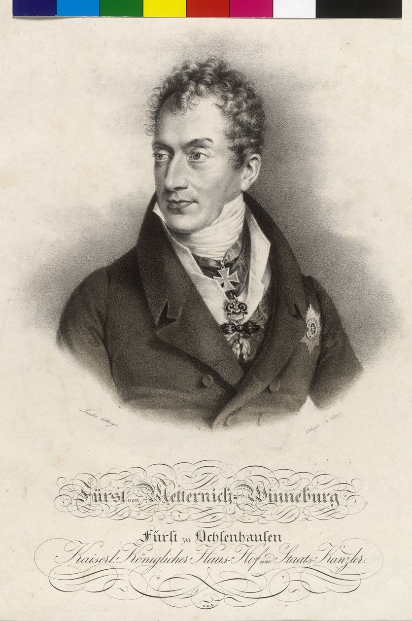 Clement Wenzel Lothar Lothar Metternich-Winneburgin kreivi tekijältä Artist Unknown
