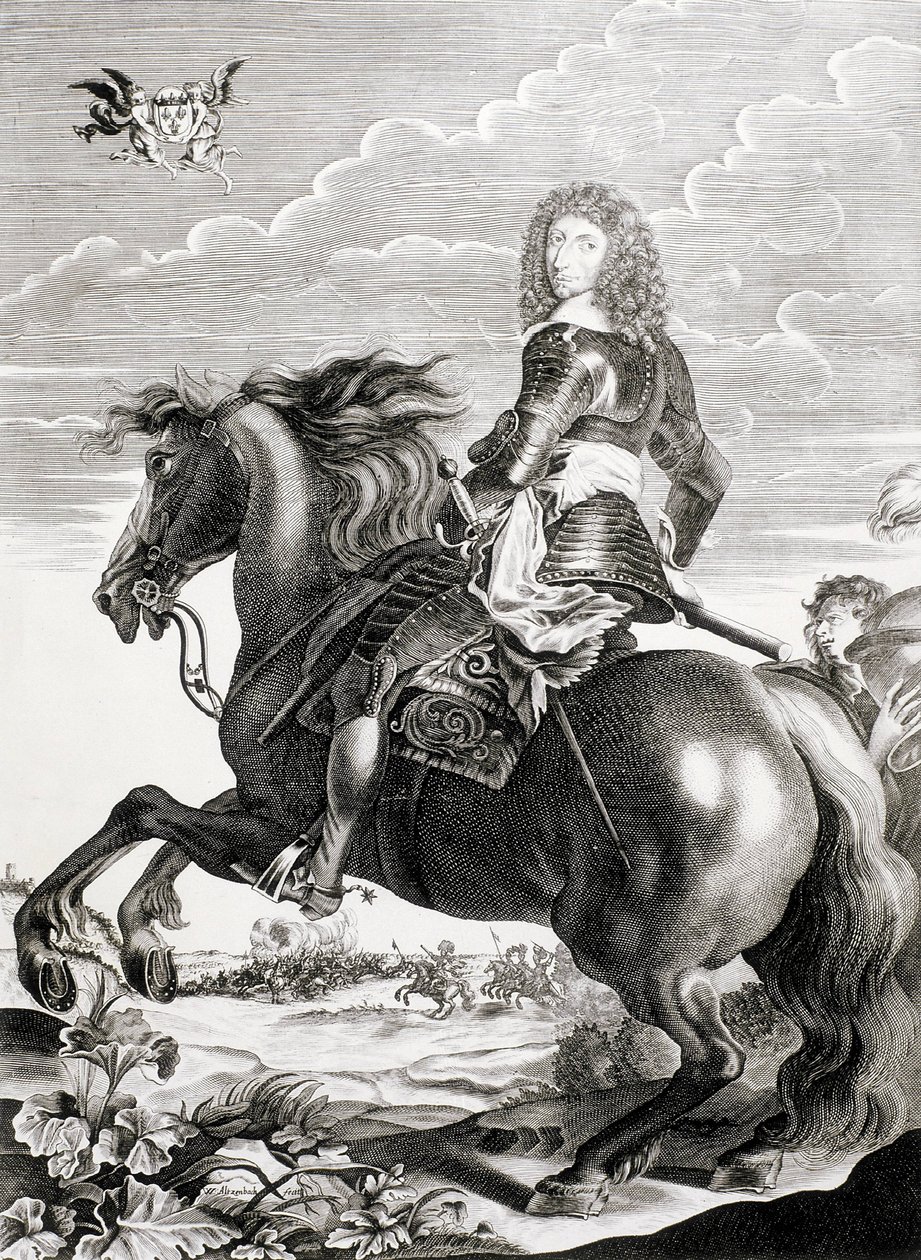 Conde, Ludvig II, neljäs prinssi (1621-1686). tekijältä Artist Unknown