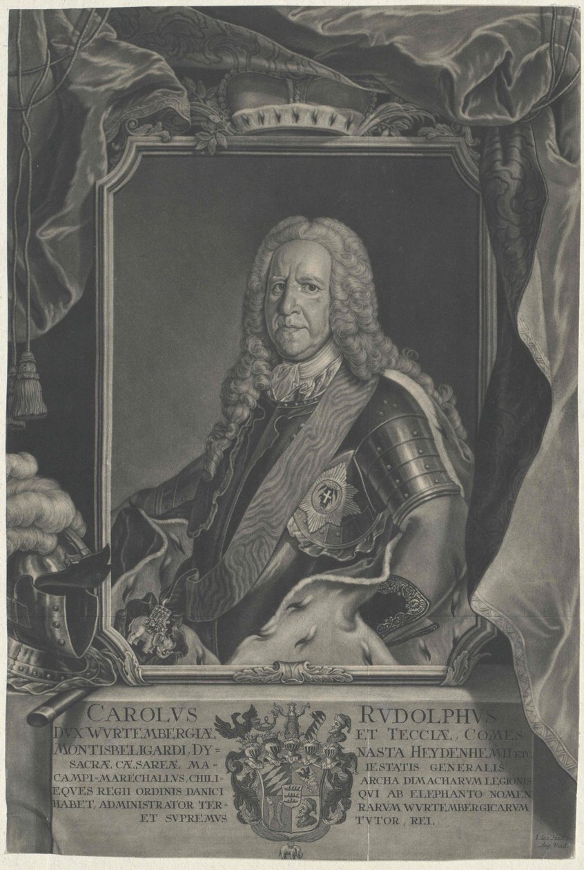 Württembergin herttua Karl Rudolf tekijältä Artist Unknown