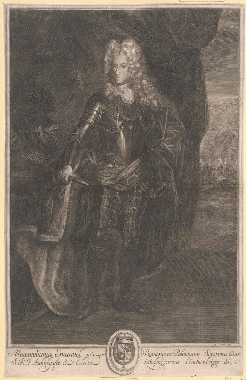 Baijerin vaaliruhtinas Maximilian II Immanuel tekijältä Artist Unknown