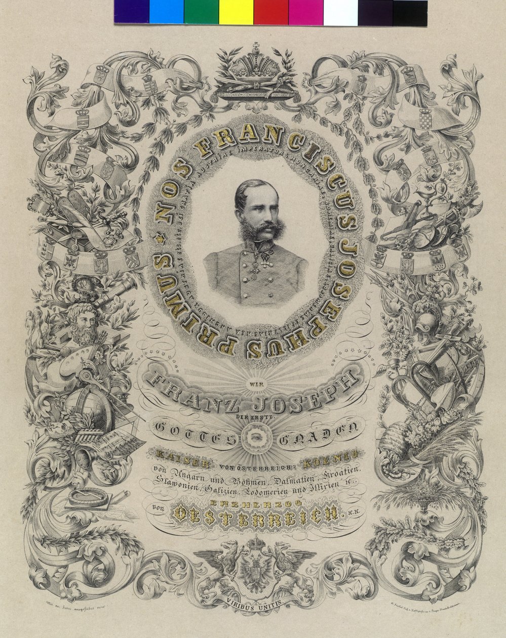 Itävallan keisari Franz Joseph I tekijältä Artist Unknown