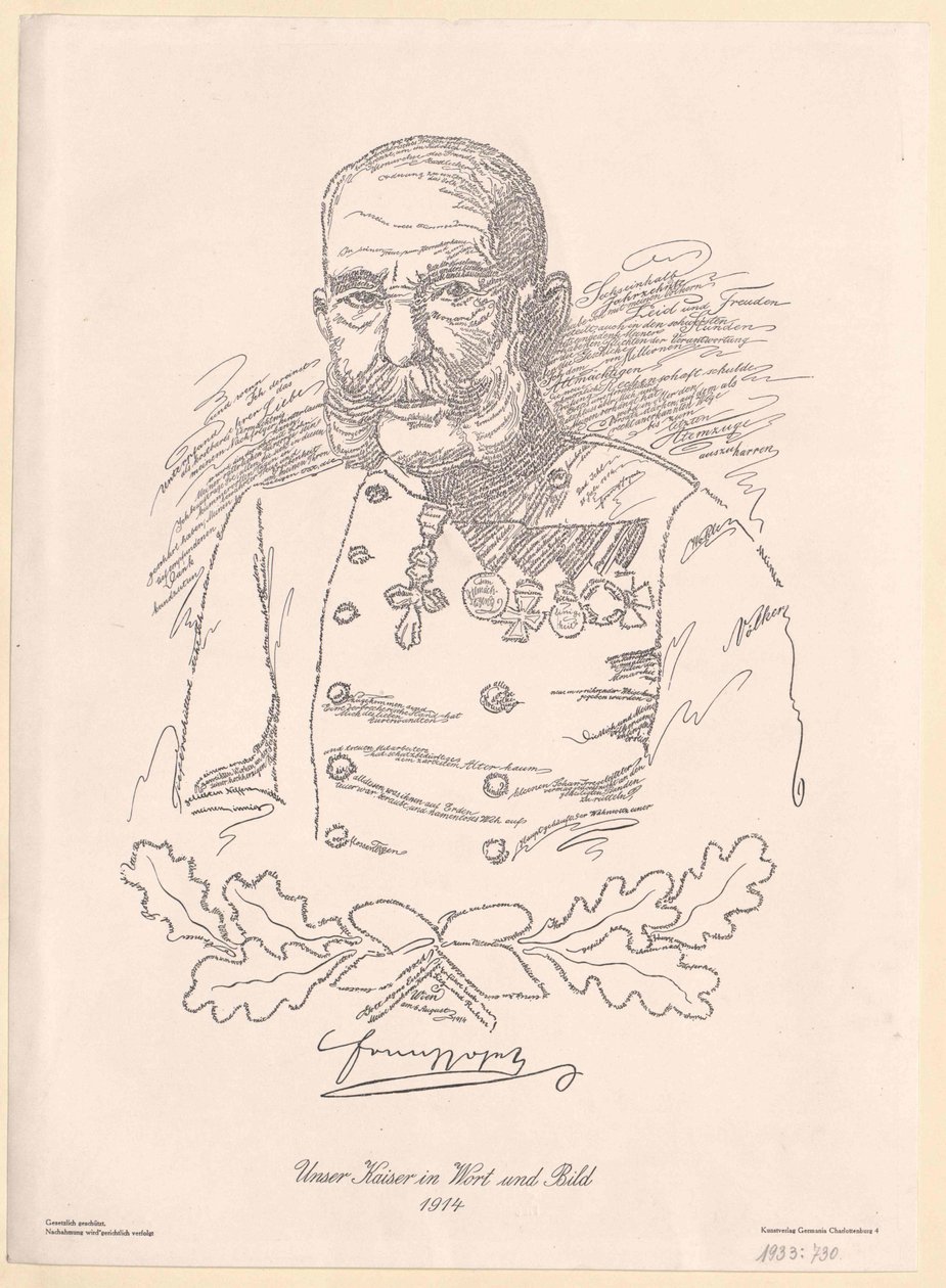 Itävallan keisari Franz Joseph I tekijältä Artist Unknown