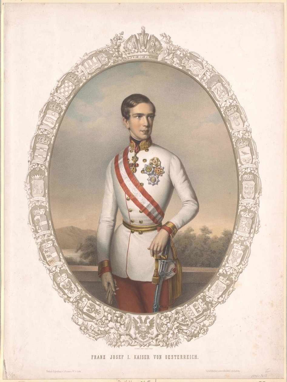 Itävallan keisari Franz Joseph I tekijältä Artist Unknown