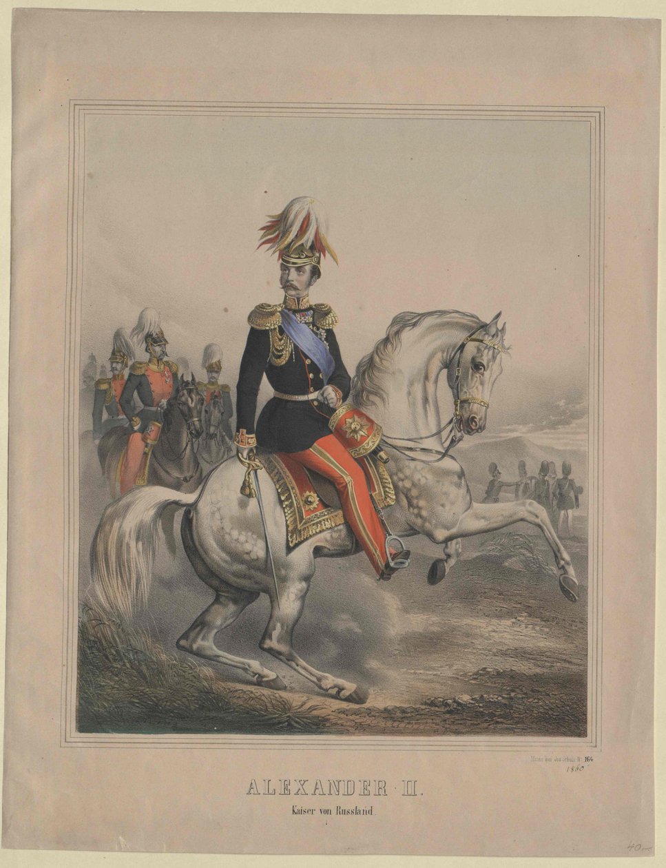 Venäjän keisari Aleksanteri II tekijältä Artist Unknown