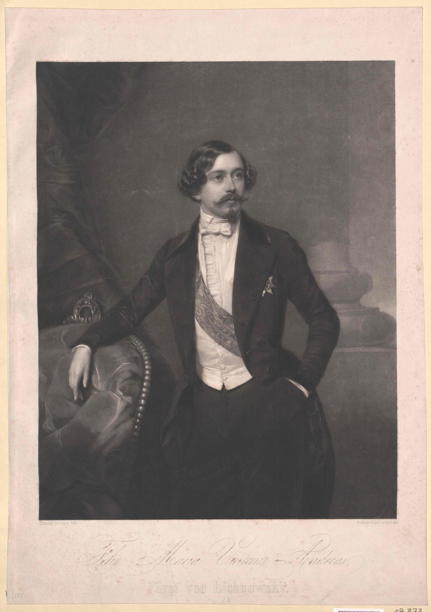 Felix count Lichnowsky tekijältä Artist Unknown