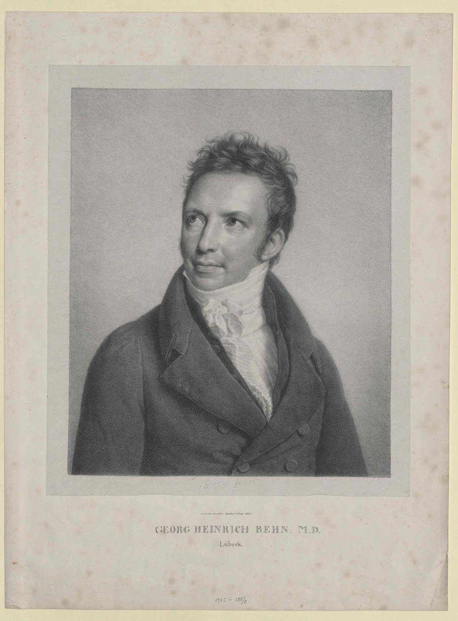 Georg Heinrich Behn (painettu) tekijältä Artist Unknown
